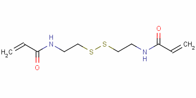 N,N'-双(丙稀酰)胱胺分子式结构图