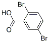 2,5-二溴苯甲酸分子式结构图