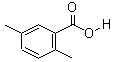 2,5-二甲基苯甲酸分子式结构图