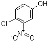 4-氯-3-硝基苯酚分子式结构图