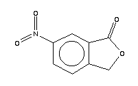 6-硝基苯酞分子式结构图