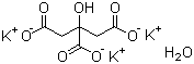 柠檬酸钾一水合物分子式结构图