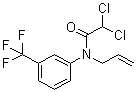 N-烯丙基-N-二氯乙酰间三氟甲基苯胺分子式结构图