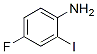 4-氟-2-碘苯胺分子式结构图