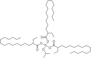 三异硬酯酸钛酸异丙酯分子式结构图