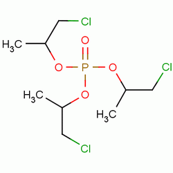 磷酸三(1-氯-2-丙基)酯分子式结构图