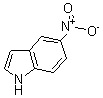 5-硝基吲哚分子式结构图