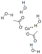 乙酸亚钴(II)四水合物分子式结构图