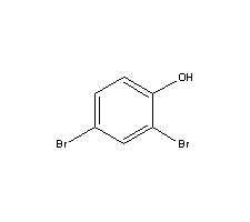 2,4-二溴苯酚分子式结构图