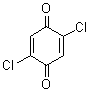 2,5-二氯-1,4-苯醌分子式结构图