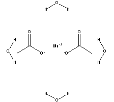 四水醋酸锰分子式结构图