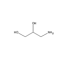 3-氨基-1,2-丙二醇分子式结构图