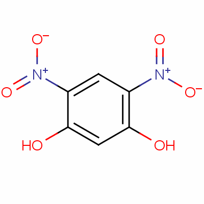 4,6-二硝基间苯二酚分子式结构图