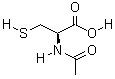 N-乙酰半胱氨酸分子式结构图