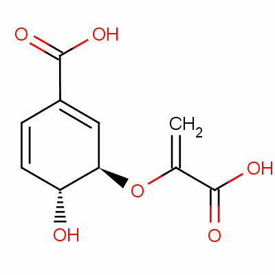 来自*Enterobacter Aeroge的绒毛膜酸游离酸分子式结构图