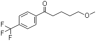 5-甲氧基-1-[4-(三氟甲基)苯基]-1-戊酮分子式结构图