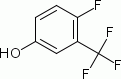 4-氟-3-三氟甲基苯酚分子式结构图