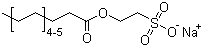 椰油酰氧乙基磺酸钠分子式结构图