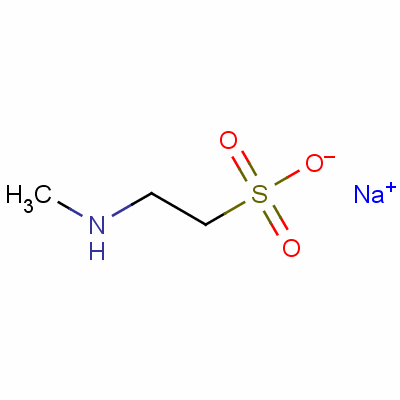 2-(甲氨基)-乙磺酸-N-椰油酰基衍生物钠盐分子式结构图