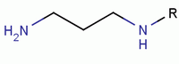 N-椰油基-1,3-丙撑二胺分子式结构图