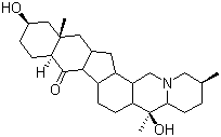 西贝母碱分子式结构图