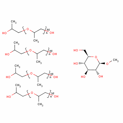 PPG-10 甲基葡糖醚分子式结构图