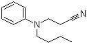 N-丁基-N-氰乙基苯胺分子式结构图