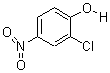 2-氯-4-硝基苯酚分子式结构图