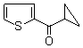 2-噻酚基环丙基甲酮分子式结构图