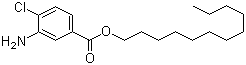 3-氨基-4-氯苯甲酸月桂酯分子式结构图