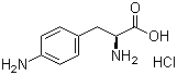 4-氨基-L-苯丙氨酸盐酸盐分子式结构图