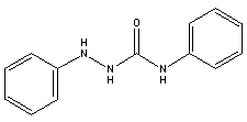 1,4-二苯氨基脲分子式结构图