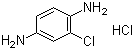 2-氯-1,4-苯二胺盐酸盐分子式结构图