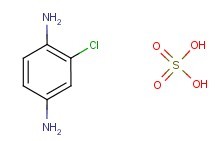 2-氯对苯二胺硫酸盐分子式结构图