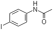 N-(4-碘苯基)乙酰胺分子式结构图