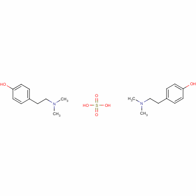 大麦芽碱硫酸盐分子式结构图