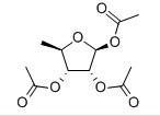 1,2,3-三乙酰氧基-5-脱氧-D-核糖分子式结构图