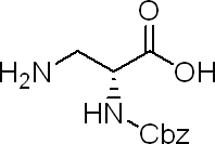 N(α)-Z-D-2,3-二氨基丙酸分子式结构图