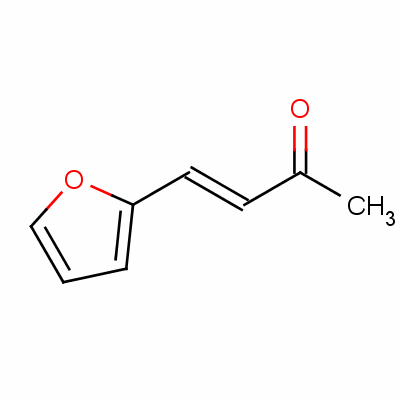 4-(2-呋喃基)-3-丁烯-2-酮分子式结构图