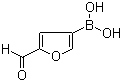 5-醛基呋喃-3-硼酸分子式结构图