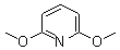 2,6-二甲氧基吡啶分子式结构图