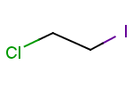 1-氯-2-碘乙烷分子式结构图