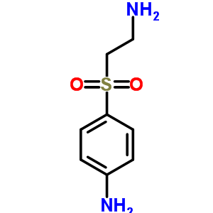 4-[(2-氨基乙基)磺酰基]苯胺分子式结构图