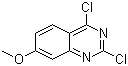 2,4-二氯-7-甲氧基喹唑啉分子式结构图