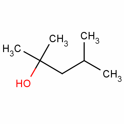 2,4-二甲基-2-戊醇分子式结构图