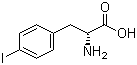 4-碘-D-苯丙氨酸分子式结构图