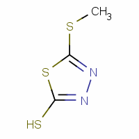 5-甲基硫代-1,3,4-噻二唑-2-硫醇分子式结构图