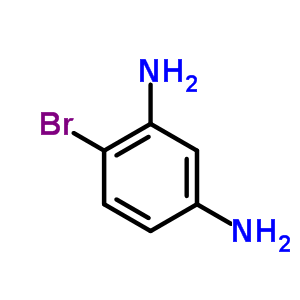 4-溴-1,3-苯二胺分子式结构图