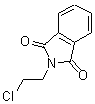 N-(2-氯乙基)邻苯二甲酰亚胺分子式结构图