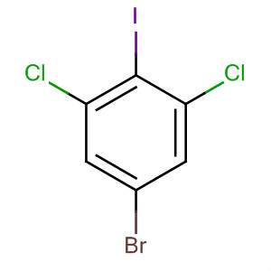 5-溴-1,3-二氯-2-碘苯分子式结构图